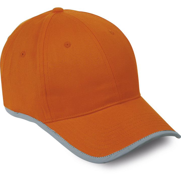 Gorra 6 paneles reflex 100% algodón