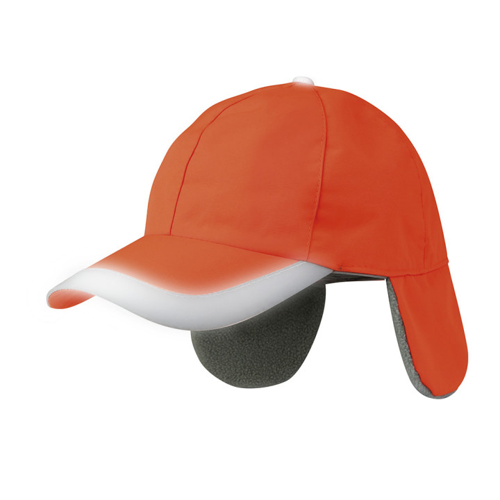 Gorra invierno 6 paneles forro polar/poliéster