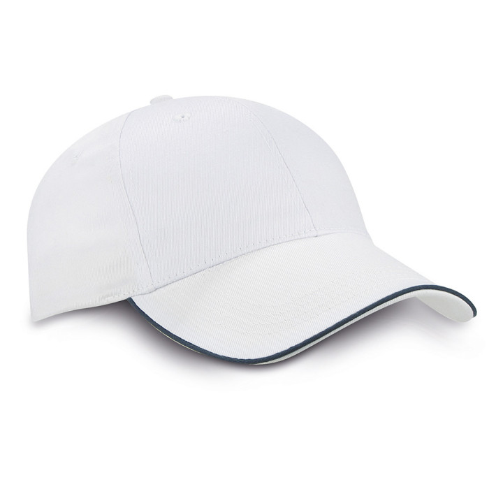 Gorra 6 paneles 65% poliéster/35% algodón