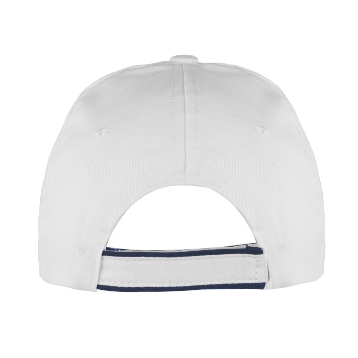 Gorra 6 paneles 65% poliéster/35% algodón