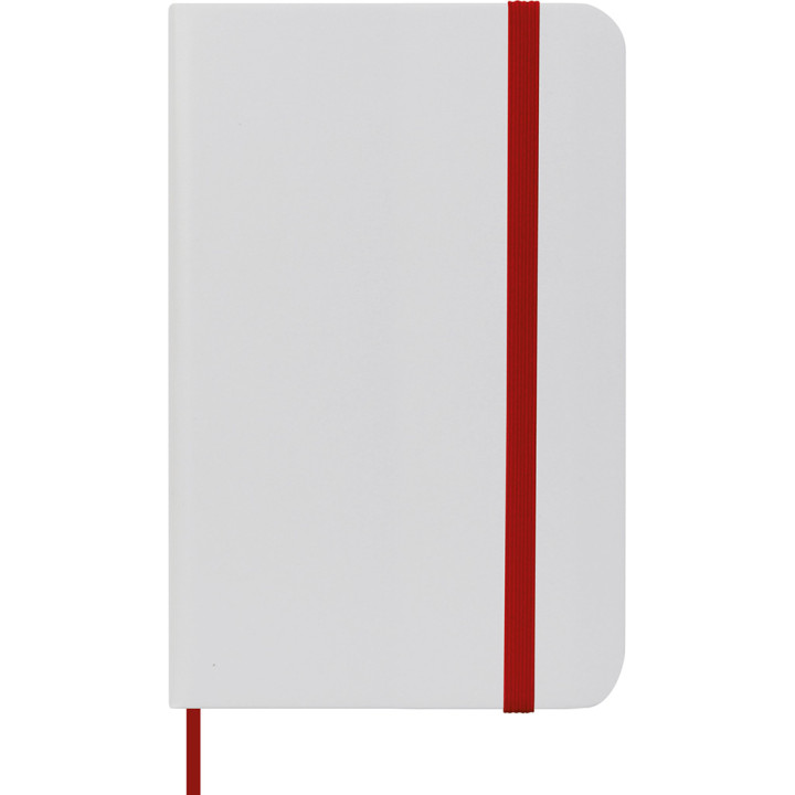 Libreta a6 tipo moleskine pvc/papel