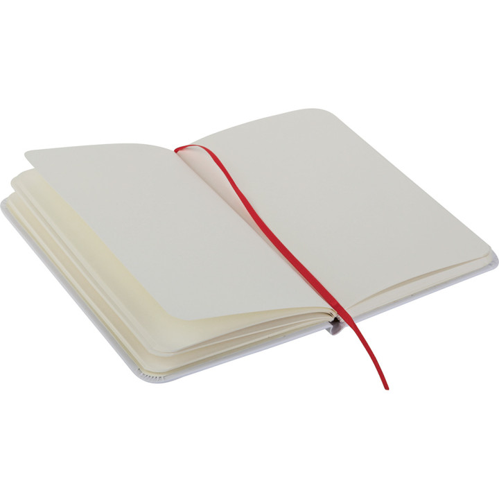 Libreta a6 tipo moleskine pvc/papel