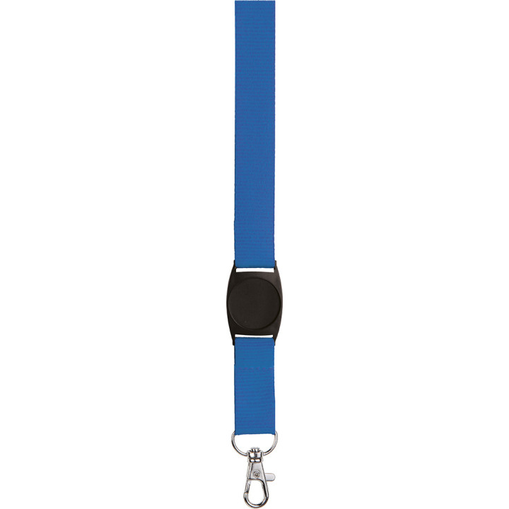 Lanyard poliéster placa estampación 2 cms