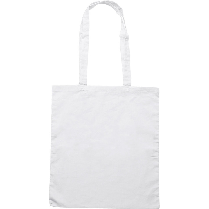 Bolsa shopping de algodón 250 gr/m2 con fuelle