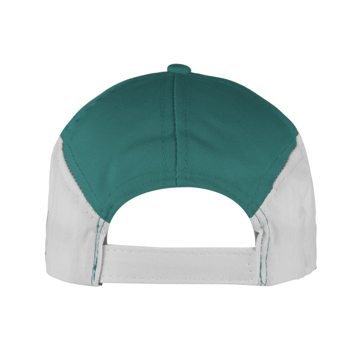 Gorra 8 paneles sandwich bicolor bandera italiana