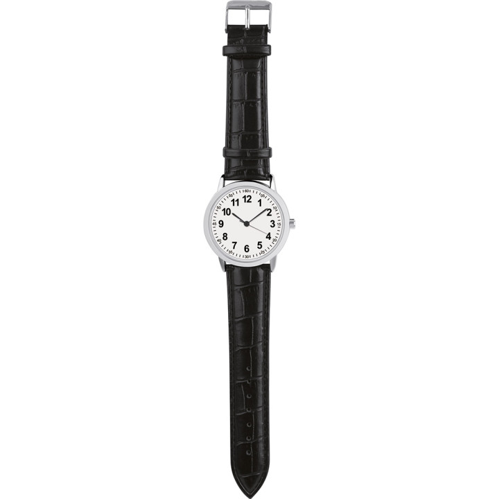 Reloj analógico personalizable metal/pu