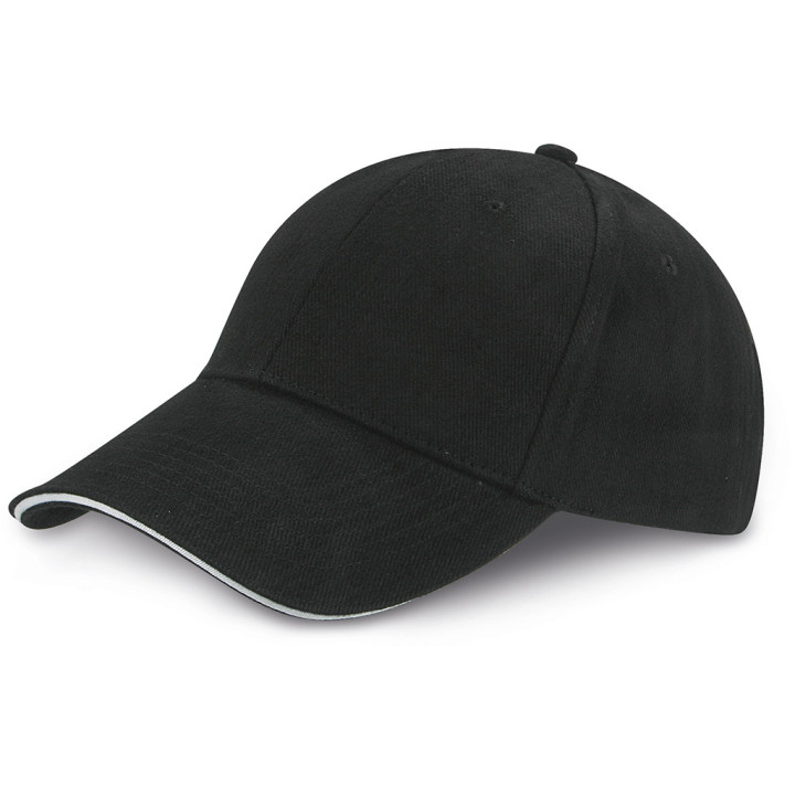 Gorra 6 paneles 100% algodón
