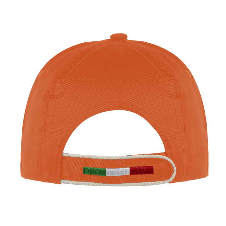 Gorra 6 paneles sandwich bandera italiana