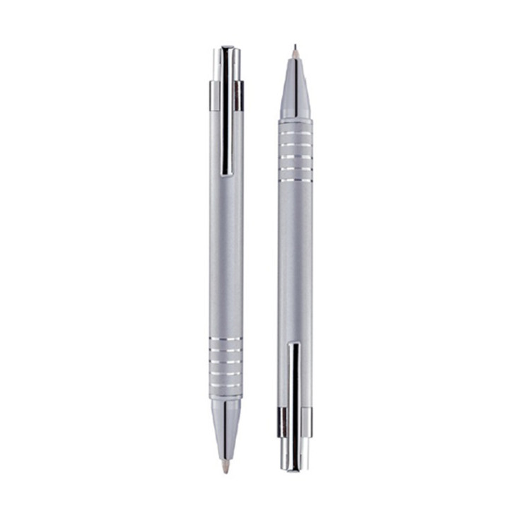 Set de escritura metal con bolígrafo y portaminas