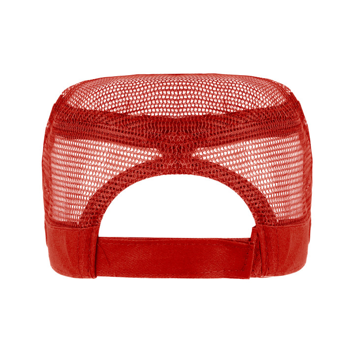 Gorra militar rejilla algodón/poliéster