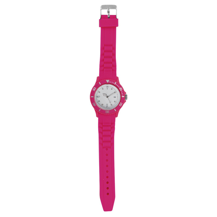 Reloj analógico personalizable plástico/silicona