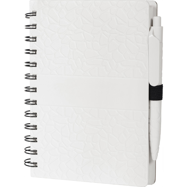 Libreta de notas en papel piedra