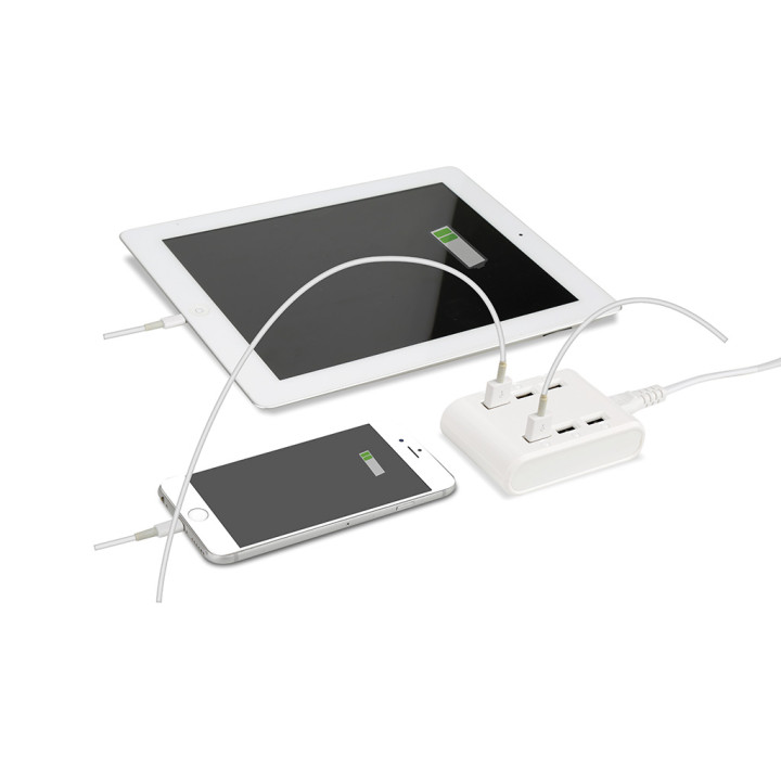 Cargador usb para 6 dispositivos