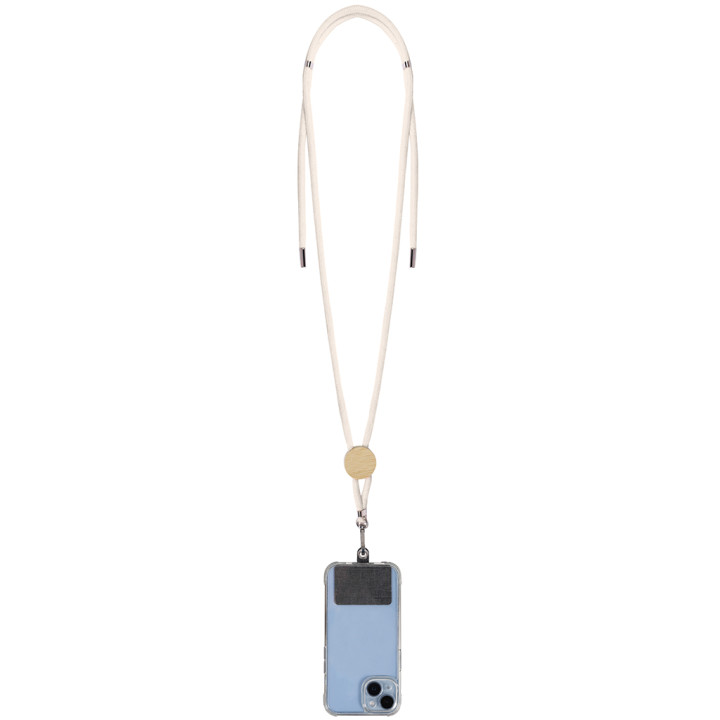 Lanyard con soporte para teléfono móvil