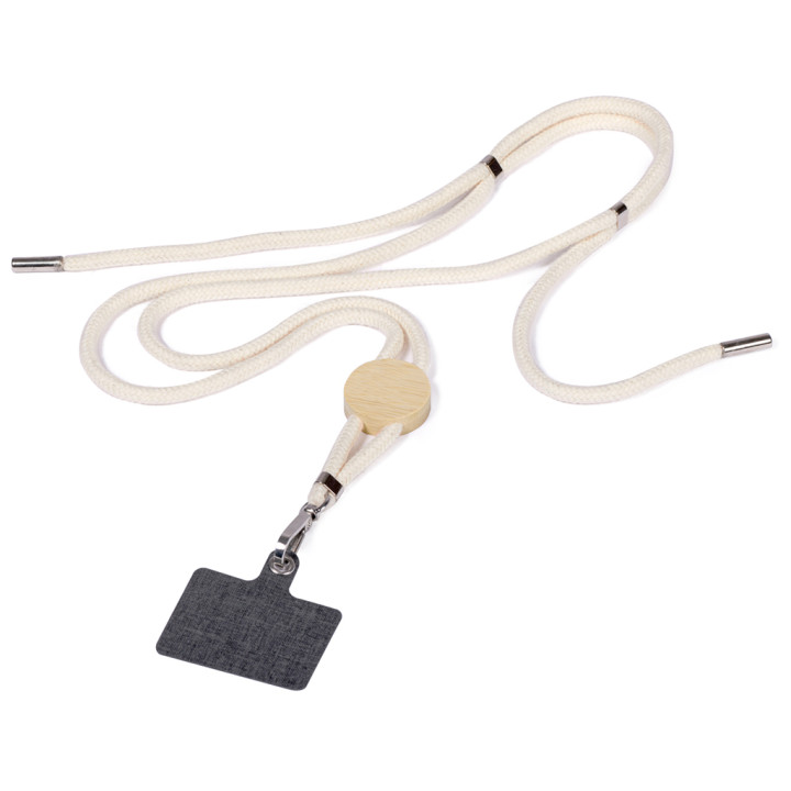 Lanyard con soporte para teléfono móvil