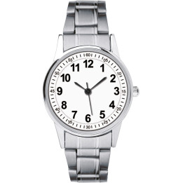 Reloj analógico personalizable metal/acero inoxidable