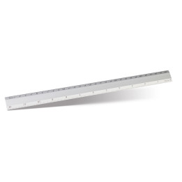 Regla 30 cms aluminio