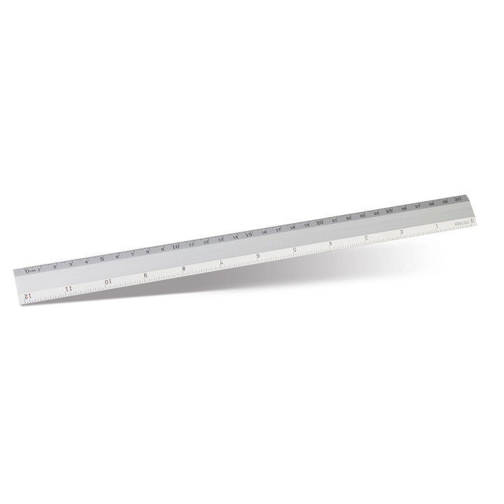 Regla 30 cms aluminio
