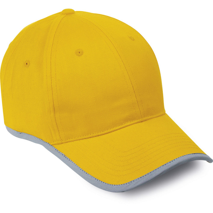 Gorra 6 paneles reflex 100% algodón