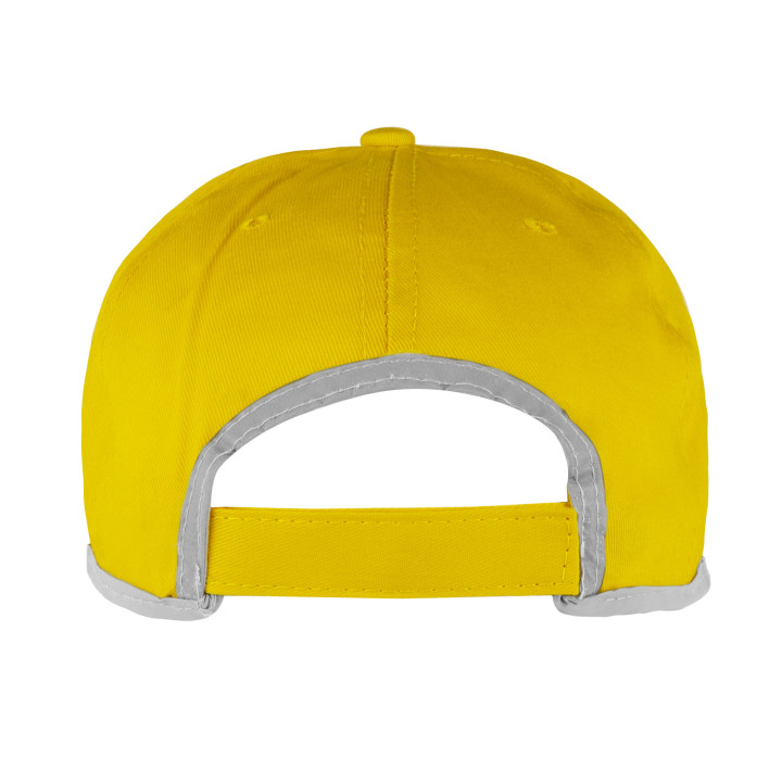 Gorra 6 paneles reflex 100% algodón