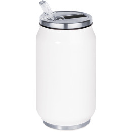 Botella termo de 330 ml de doble pared en forma de lata