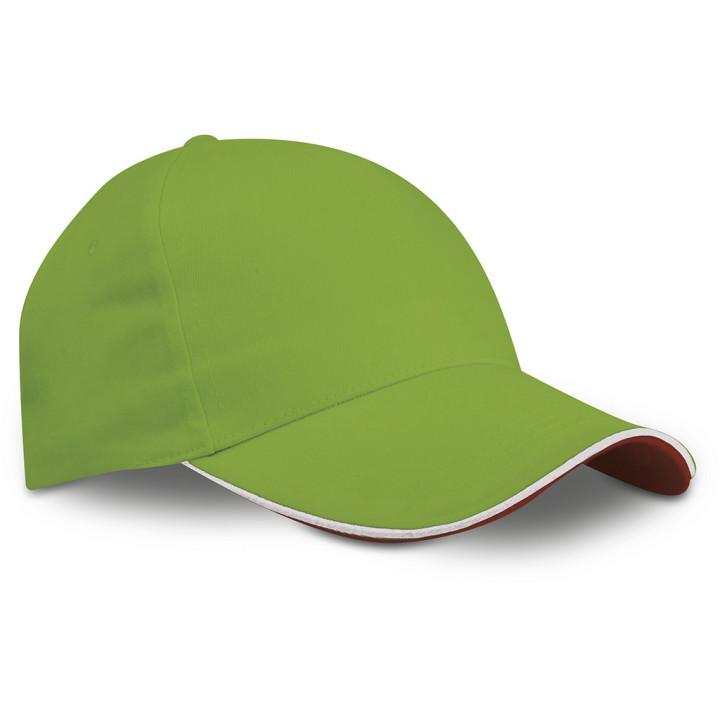 Gorra 5 paneles bandera italiana