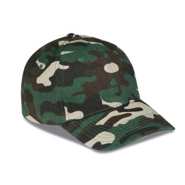 Gorra 6 paneles camuflaje 100% algodón