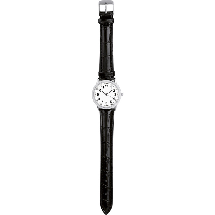 Reloj analógico personalizable metal/pu