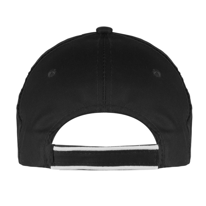 Gorra 6 paneles 65% poliéster/35% algodón