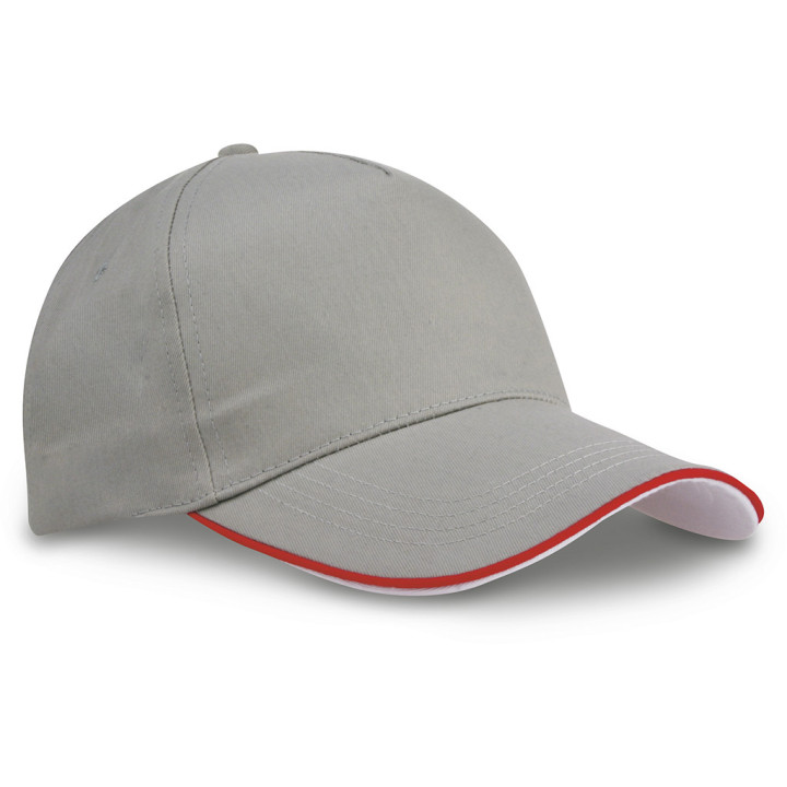 Gorra 5 paneles bandera italiana