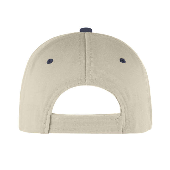 Gorra 5 paneles sandwich 100% algodón