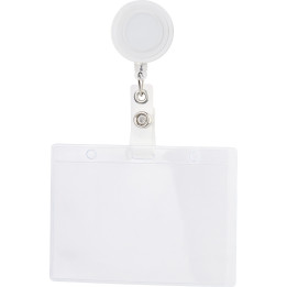 Porta identificación con clip para cinturón