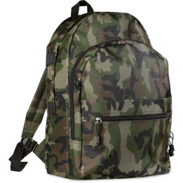 Mochila trekking nylon 600d estampado camuflaje