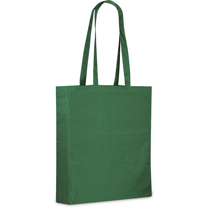 Bolsa shopping de algodón 105 gr/m2 asa larga