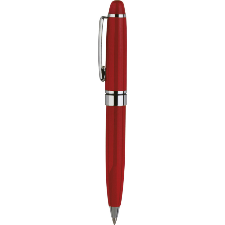 Mini boligrafo de metal cierre rotación