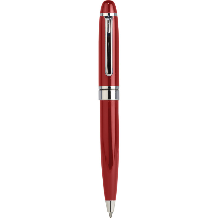 Mini boligrafo de metal cierre rotación
