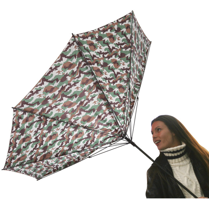 Paraguas manual windproof maxi 30" camuflaje