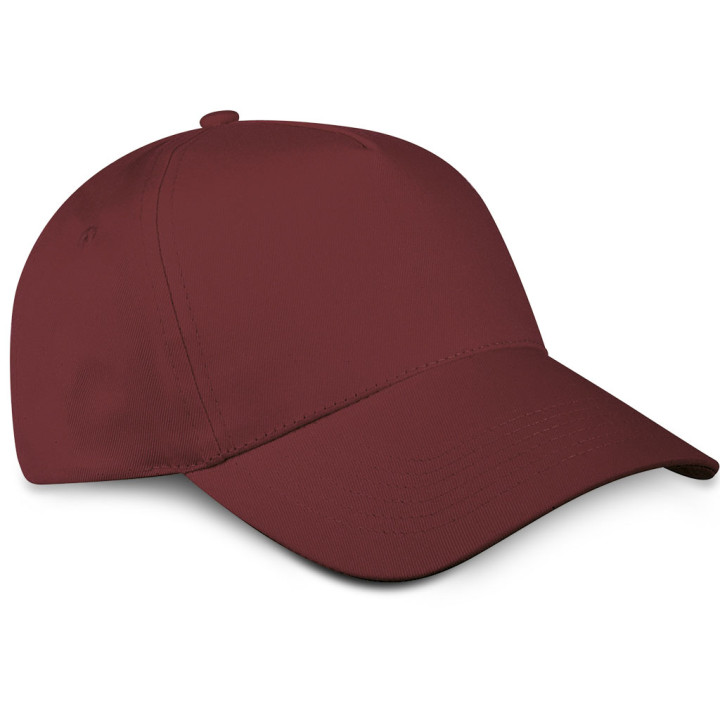 Gorra golf 5 paneles 100% algodón