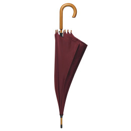 Paraguas madera automático 23" mango curvo