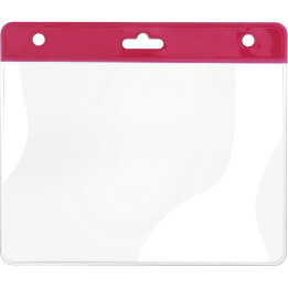 Porta identificación de plástico
