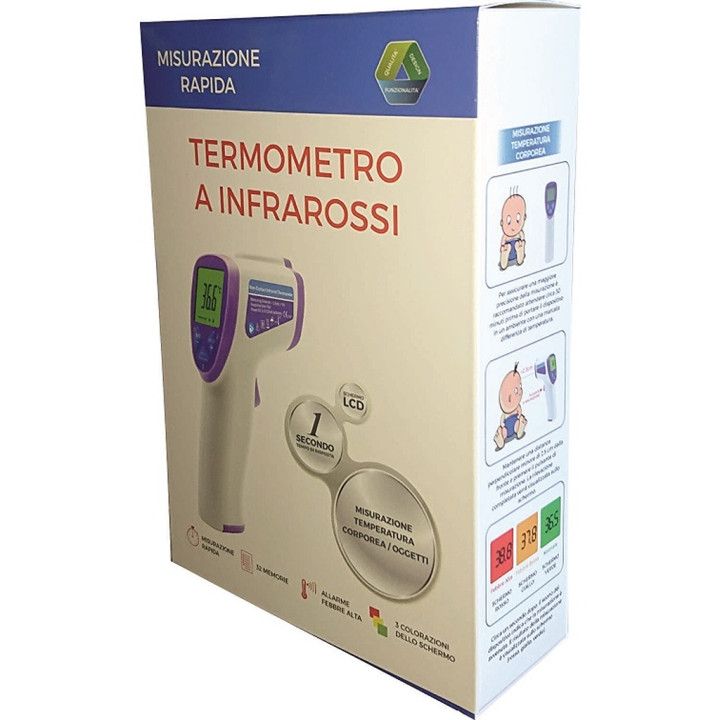 Termómetro infrarrojos médico de frente