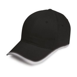 Gorra 6 paneles reflex 100% algodón