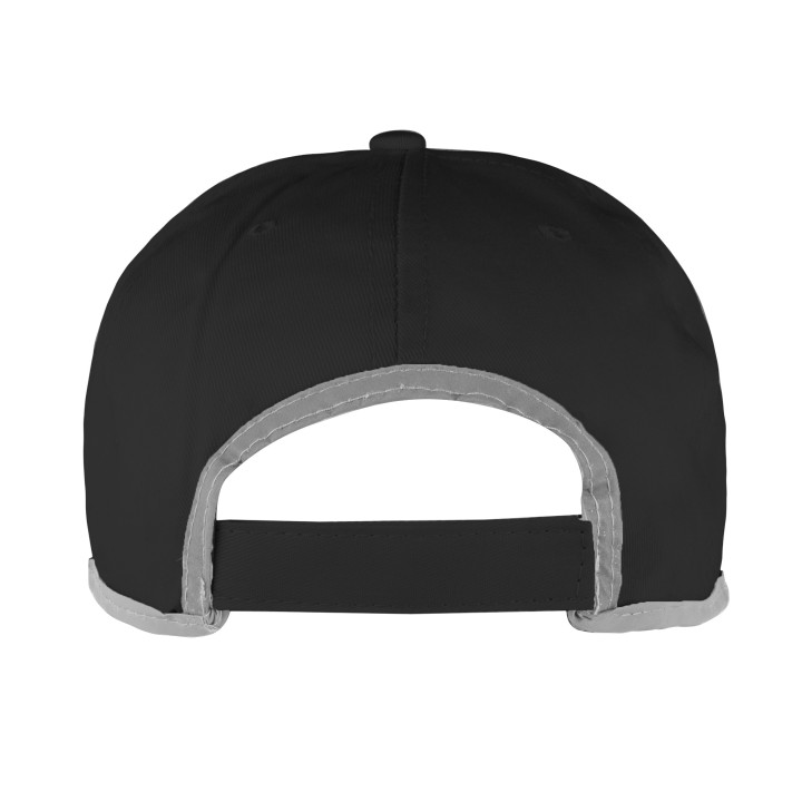 Gorra 6 paneles reflex 100% algodón