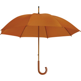 Paraguas manual de madera 23" mango curvo