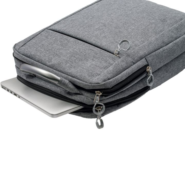 Mochila para portátil en poliéster 300d/aluminio