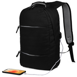 Mochila para portátil con puerto de carga usb