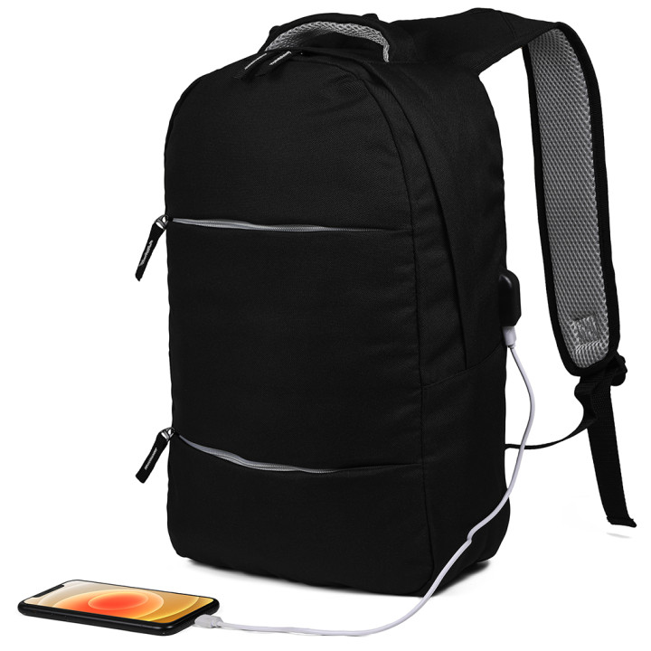 Mochila para portátil con puerto de carga usb