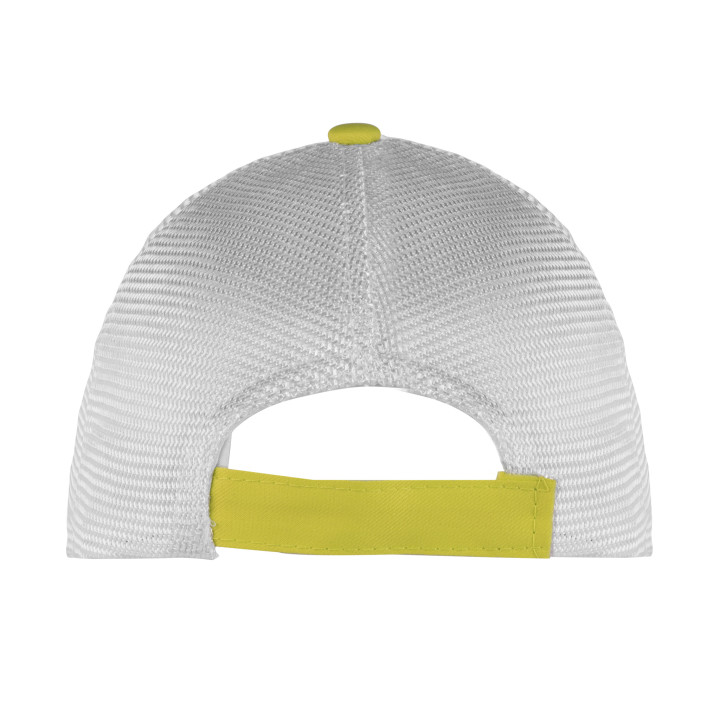 Gorra rejilla 5 paneles 100% poliéster