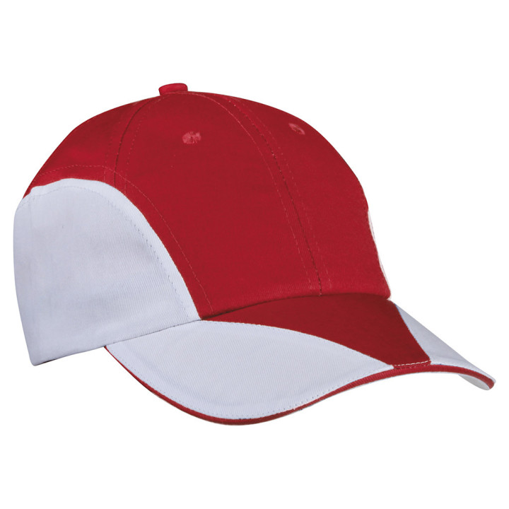 Gorra 8 paneles sandwich bicolor bandera italiana