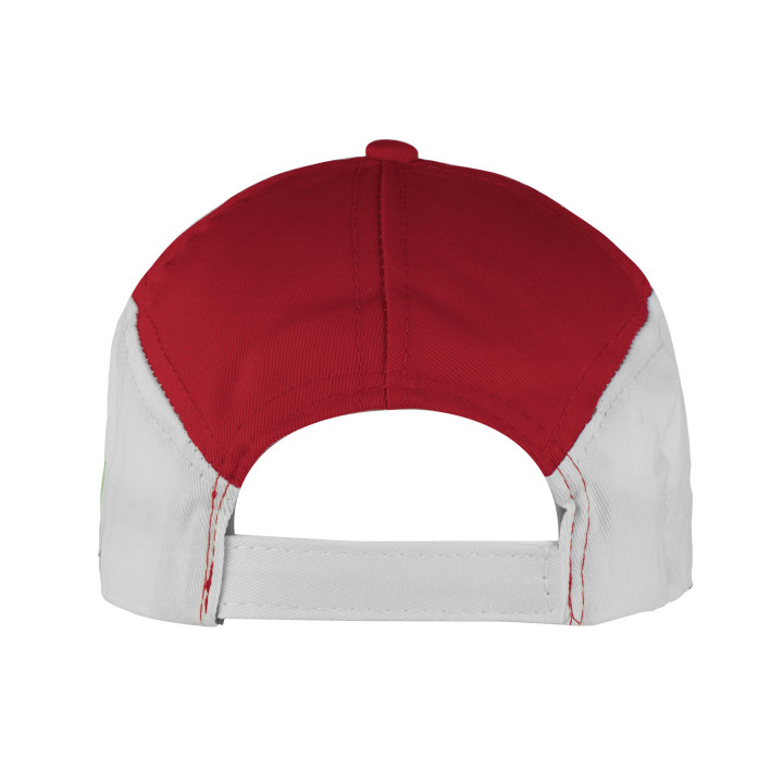 Gorra 8 paneles sandwich bicolor bandera italiana